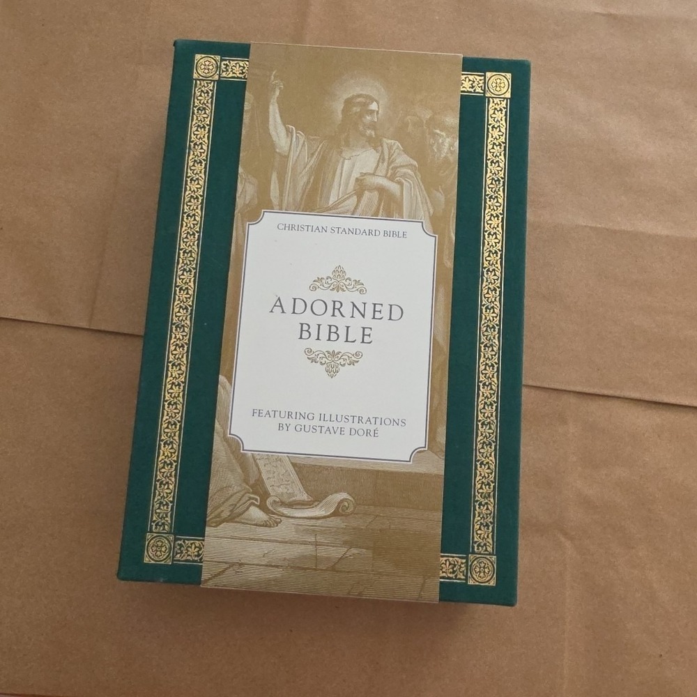 Holman Adorned Bible CSB Unisex OS Forest Green NWT Illustrated Gustave Dore